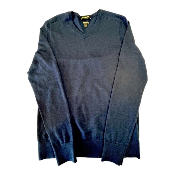 Express Merino Wool Blend V Neck Sweater Size S - Picture 1 of 3